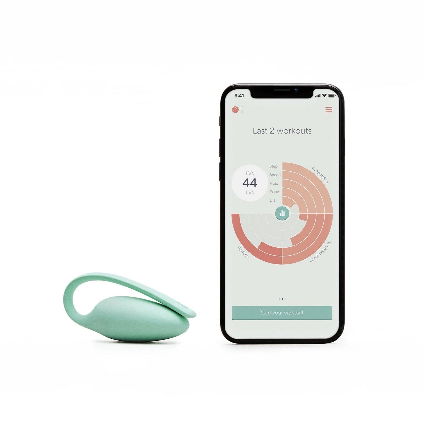 Elvie bækkenbundstræner med app