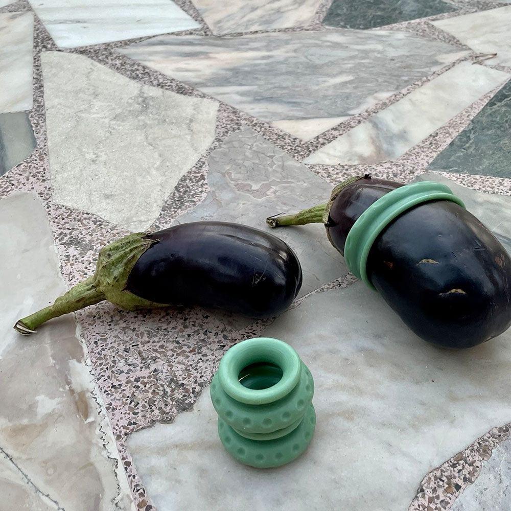 Ohnut penetrationsringe for smertefri sex, og aubergine - altid kropssikker sexlegetøj hos peech