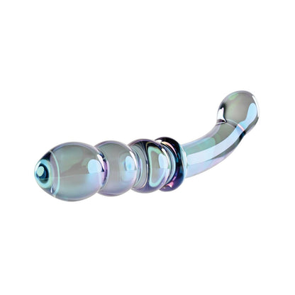 Galaxy riflet glas dildo fra Peech set fra siden