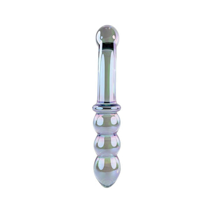 Galaxy riflet glas dildo fra Peech tæt på