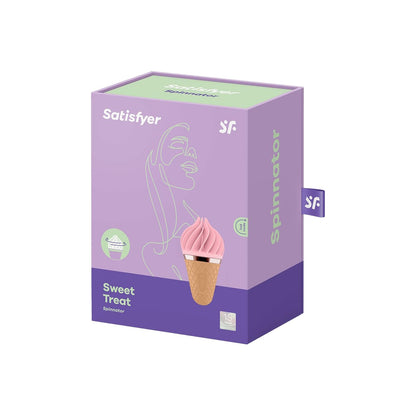 Satisfyer Sweet Treat klitoris stimulator i lilla emballage