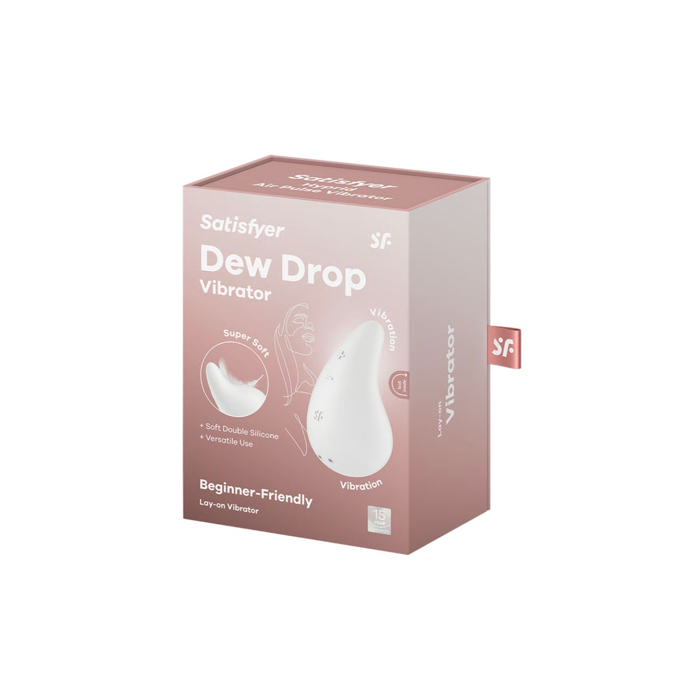 Dew drop grinding vibrator fra Satisfyer set fra en anden vinkel