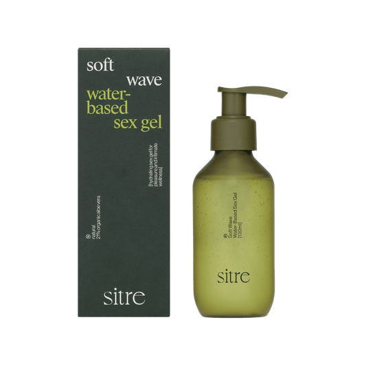 Sitre soft wave vandbaseret gel set fra en anden vinkel