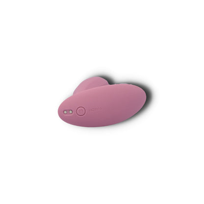 Erica wearable vibrator fra Svakom med skygge på hvid baggrund set fra siden