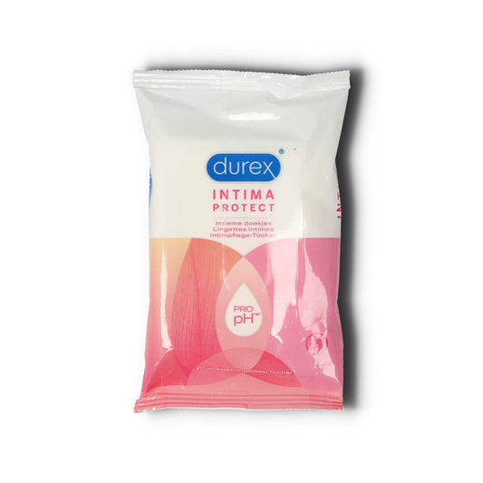 Durex renseservietter intimate wipes 20 stykker til rens af underlivet